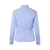 SEVEN SEAS Fine Twill Contrast | modern | dames - Lichtblauw, 4XL
