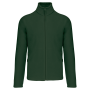 Microfleece met rits en raglanmouwen heren Forest Green 4XL