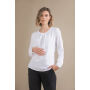 Blouse met lange mouwen Black XS