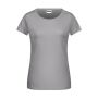Ladies' Basic-T steel-grey XXL