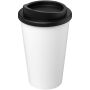 Americano® Eco 350 ml gerecyclede drinkbeker - Wit/Zwart