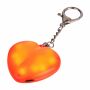 Sleutelhanger met lampje Gleamo | Hartvorm - rood Sleutelhanger met lampje Gleamo | Hartvorm - rood