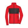 Men's Fleece Jacket red/black 3XL