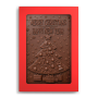 3D Kerst chocoladekaart kerstboom