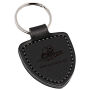 Sleutelhanger P02777, Leder, Zwart