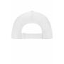 5 Panel Laser-Cut Cap white one size
