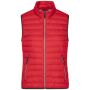 Ladies' Down Vest red/silver S