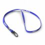 Polyester tubulaire keycord met metalen klem