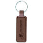 Sleutelhanger P02052, Leder, Bruin