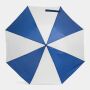 Opvouwbare, uit 2 secties bestaande manueel te openen paraplu REGULAR blauw, wit