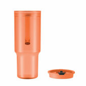 MUGORA - RPET beker 1200ml - Transparant Oranje