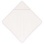 Baby Badhanddoek white/pink 77 x 77 cm