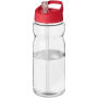 H2O Active® Base Tritan™  650 mlsportfles met tuitdeksel - Transparant/Rood