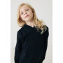IQONIQ Yengo kids recycled katoen hoodie met steekzakken, zwart (910)