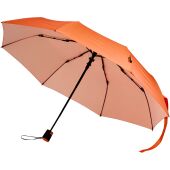 Agnes 21" opvouwbare paraplu met automatische opening van RPET - Oranje Agnes 21" opvouwbare paraplu met automatische opening van RPET - Oranje