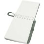 Lig Mini gerecycleerd outdoor notitieboek met zachte kaft en balpen (zwarte inkt) - Gemêleerd groen