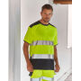 Hi-Vis Two Tone T-Shirts - Orange/Navy - S