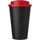 Americano® 350 ml geïsoleerde beker - Zwart/Rood