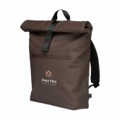 Lennon RCS Recycled Roll-Top Backpack rugzak - bruin
