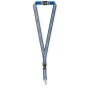 Afneembare polyester keycord met reflecterende overlay