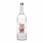 Glazen fles met 750 ml bronwater