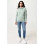 IQONIQ Rila lichtgewicht gerecycled katoen hoodie, iceberg green (L)