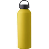 Gerecyclede aluminium fles Rory geel
