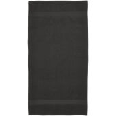 Amelia handdoek 70 x 140 cm van 450 g/m² katoen - Antraciet