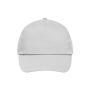 5 Panel Promo Cap Lightly Laminated light-grey