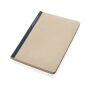 Stylo suikerrietpapier A5 notitieboek, blauw