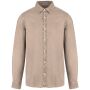 Ecologisch verwassen herenoverhemd washed linen S