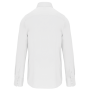 Heren stretch overhemd lange mouwen White XXL