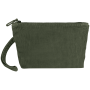 Ecologisch verwassen tasje van ribfluweel Washed Organic Khaki One Size