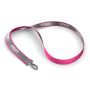 Polyester keycord met reflecterende overlay Polyester keycord met reflecterende overlay