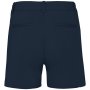 Ecologische chinobermuda dames Navy Blue 46 FR