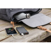 Aluminium 18W 10.000 mAh PD Powerbank, zwart
