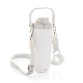 Avira Ayala RCS R-RVS duosip afsluitbare crossbody tumbler, wit
