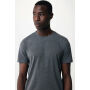 IQONIQ Manuel gerecycled katoen t-shirt ongeverfd, heather anthracite (M)