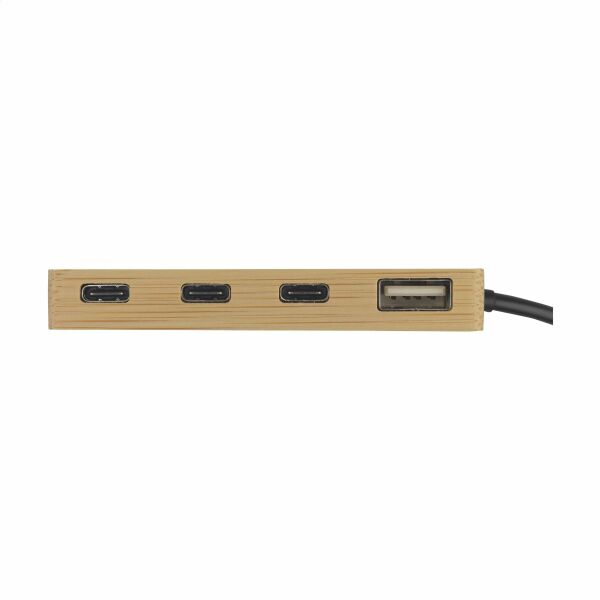 Fyra Bamboo Hub - brun bois Fyra Bamboo Hub - brun bois