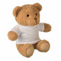 JACKIE - Teddybeer met T-shirt 23cm - Wit