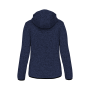 Heather damesvest met capuchon Navy Melange S