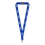 Polyester lanyard met reflecterende draden Polyester lanyard met reflecterende draden