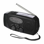 Noodradio Solan - zwart