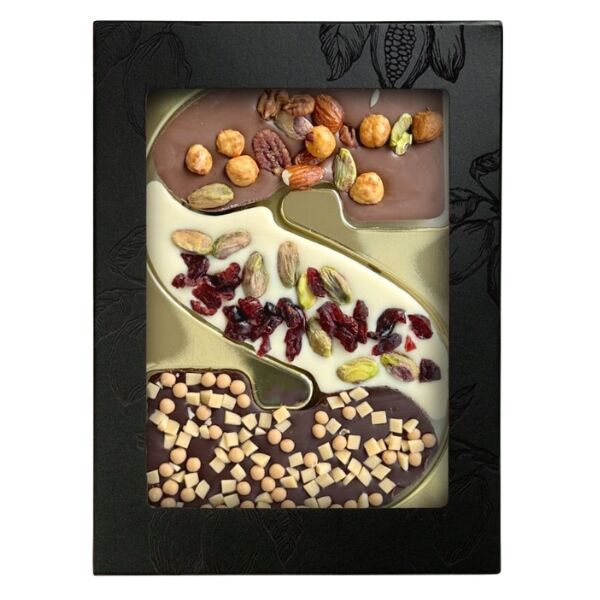 Luxe chocoladeletter S smaken verschillen notenmix/karamel