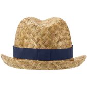 Pricus strohoed - Navy/Naturel