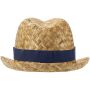 Pricus strohoed - Navy/Naturel
