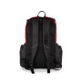 Gerecycleerde en sportrugzak met vak voor spulletjes Red / Black One Size