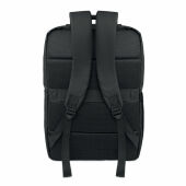 METRO - 15" PU RPET laptop rugzak - Zwart