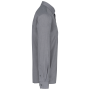 Overhemd in onderhoudsvriendelijk polykatoen-popeline heren Marl Storm Grey 6XL