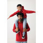 IQONIQ Yengo kids recycled katoen hoodie met steekzakken, rood (910)
